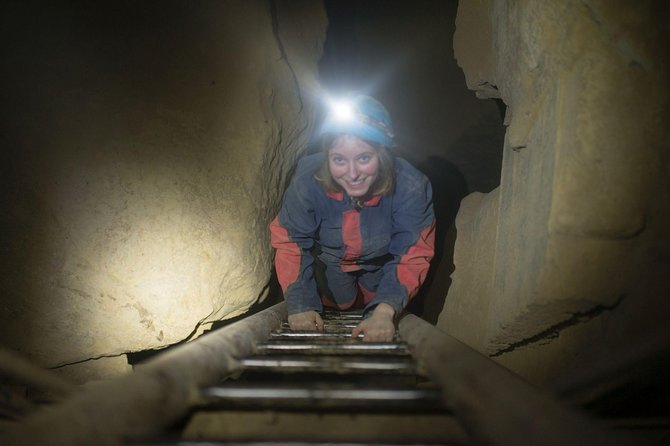 Adventure Caving Experience in Budapest - Entering the Pálvölgyi Caves maze in Budapest