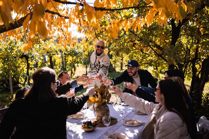 Black Truffle Hunt, Foie Gras & Wines with Budapest Pickup - The guides and team: George, the mill owner, and the hunt crew