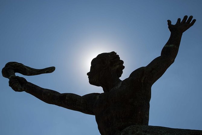 Born Under The Red Star - Communist tour with Coffee in a Retro Bar - The Freedom Statue on Gellért Hill: independence in iron and stone