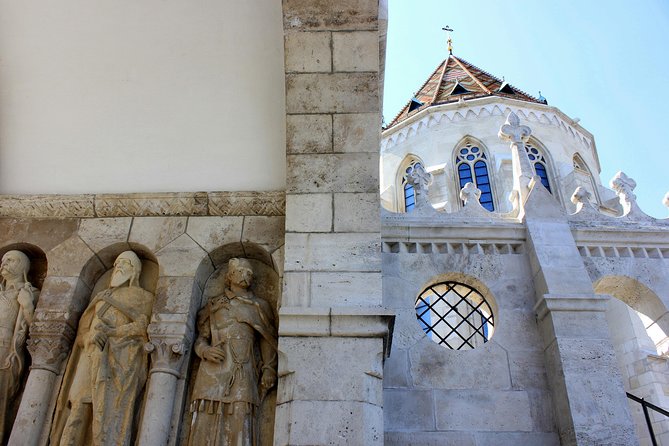 Buda Castle District Walk with Entry to Matthias Church - Funicular stories and terrace views, plus Chain Bridge glimpses