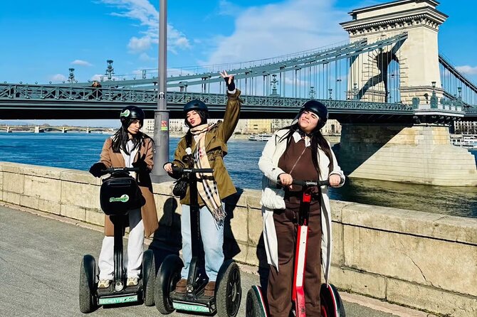 Buda & Pest in 2 Hours: Segway Adventure - Chain Bridge lions, legends and the most iconic bridge identity
