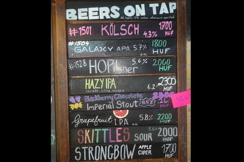 Budapest: 9-tier Hungarian & Craft Beer Tasting w/ snacks - The real standouts: expert beer talk, plus snack pairing that makes sense