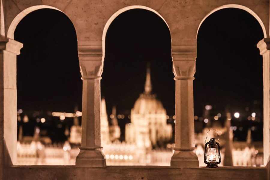 Budapest: Buda Castle District Vampires and Myths Night Tour - Prince Eugene Statue, Then King Matthias by the Fountain