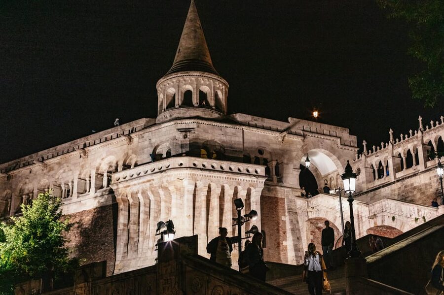 Budapest: Buda Castle District Vampires and Myths Night Tour - Meet at Kilometre Zero, Then Climb Into the Stories