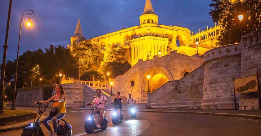 Budapest: Buda Castle E-Scooter Evening Tour - Why a night e-scooter up to Buda Castle works so well
