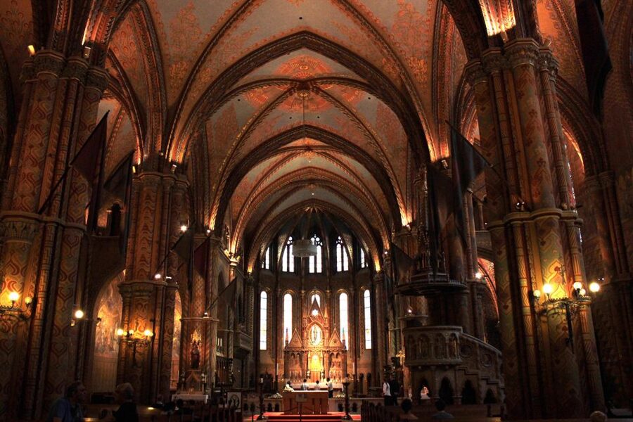 Budapest: Castle District Walk with Matthias Church Entry - Matthias Church interior: the one stop you should not rush