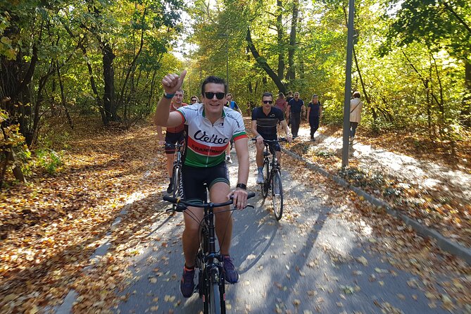 Budapest E-Mountain Biking in Buda Hills - Top of Budapest - Jánoshegy dirt and paved roads, Erzsébet Lookout, then the descent