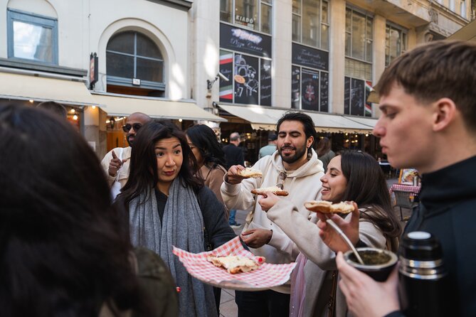 Budapest Food Tour: Wine, Foie Gras & 20+ Tastings - Chimney cake on Váci Street, sweet, warm, and photogenic