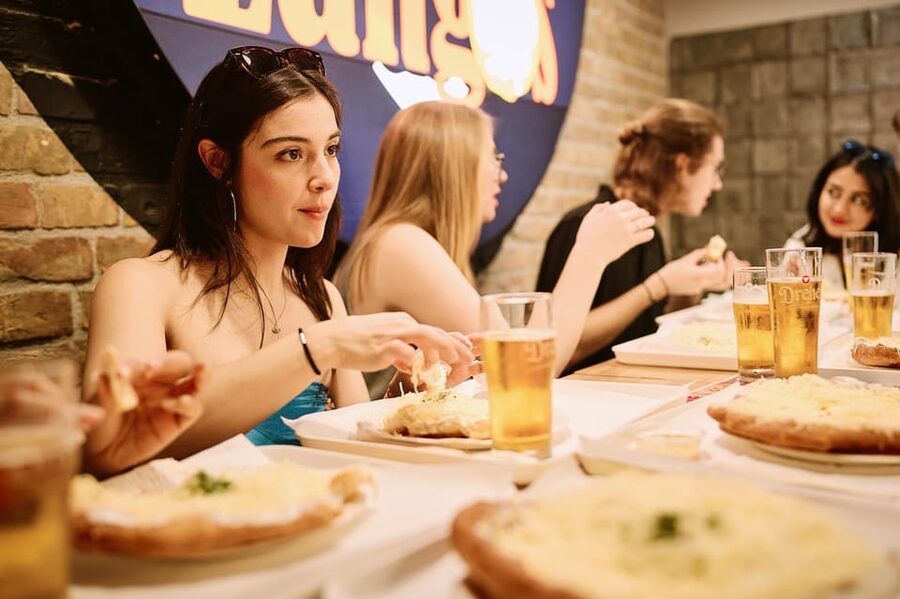 Budapest: Guided Food Tour with Wine, Beer, and Shots - Andrassy Avenue walking time: history in the background, not the main course