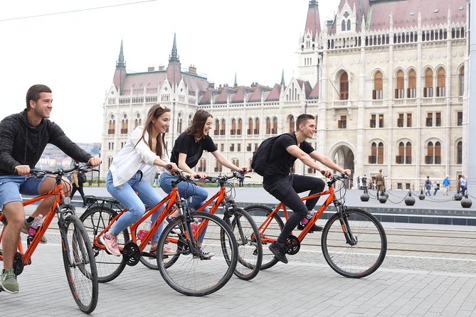 Budapest Historic Downtown Bicycle Tour in small groups - Heroes’ Square and the walk of Central European memory