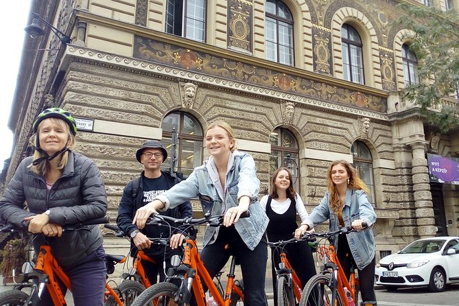 Budapest Historic Downtown Bicycle Tour in small groups - Andrassy Street’s Opera exterior and St. Stephen’s Basilica from the outside
