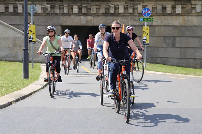 Budapest Historic Downtown Bicycle Tour in small groups - Rudas and Gellért bath area views, plus the river-student energy