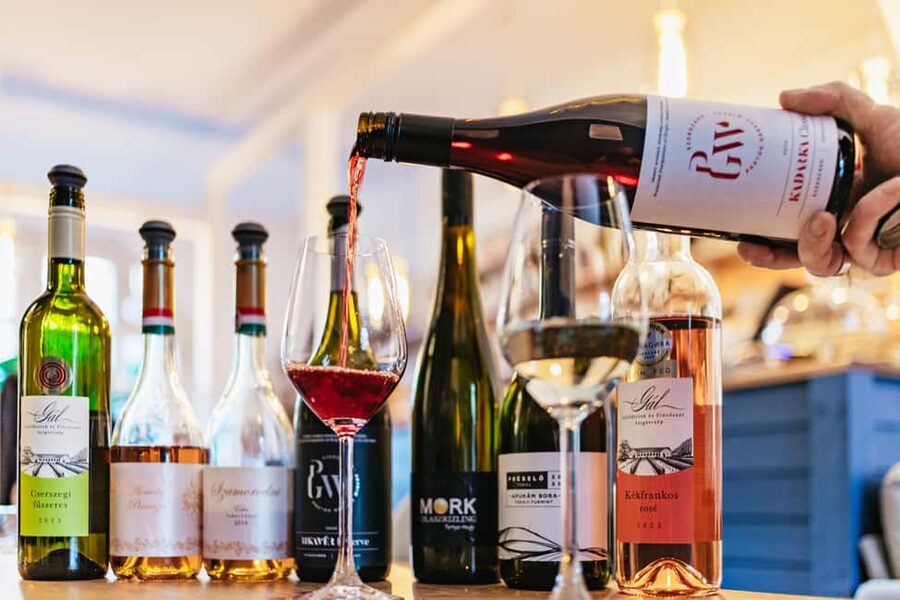 Budapest: Hungarian Wine Tasting with 8 Wines and Tapas - White wines at the center, cserszegi fűszeres and what to look for