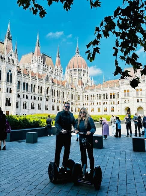 Budapest: Live-Guided Segway Tour to Margaret Island - Crossing Margaret Bridge: the Danube views you can actually enjoy from the saddle