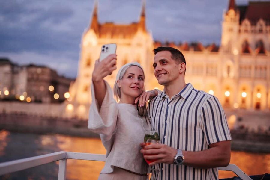 Budapest: Lotus Cruise with Unlimited Aperol and Prosecco - Two decks, one big view: open roof vs AC cabin