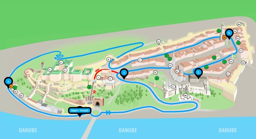 Budapest: Official Buda Castle Electric Hop-On Hop-Off Bus - Price and what you get for $21