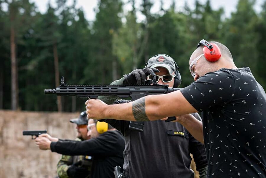 Budapest: Outdoor Shooting Experience + Hotel Pickup - Gear Up: Eye and Ear Protection, Protective Vests, and Targets
