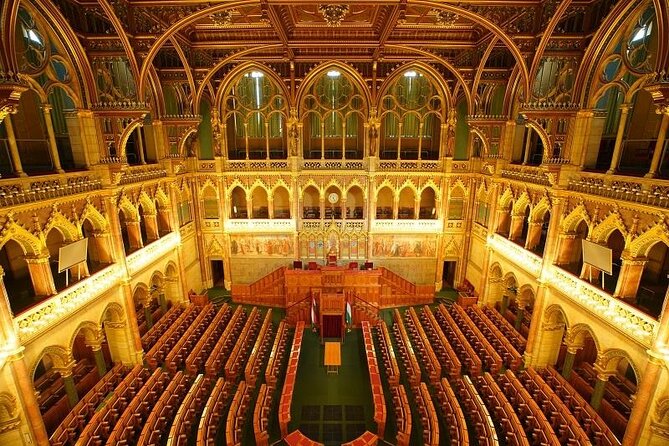 Budapest Parliament Audio Guide Tour with Danube Cruise - The Danube at Night, Glass Enclosed Boat, and 9:00pm Departure