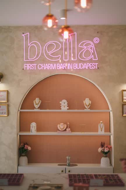 Budapest: Personalized Bracelet-Making Experience - Bella Charm Bar in Budapest, where souvenirs become stories