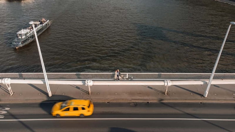Budapest: private drone photo session - Liberty Bridge: The Iconic Backdrop, Shot From a New Angle