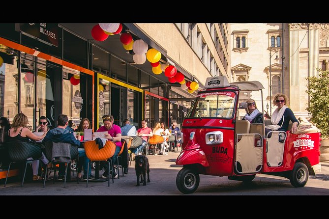 Budapest Private Tuk Tuk Tour with Wine Tasting and Cheese Platter - Gellért Thermal Baths and Vermező, two sides of the same neighborhood energy