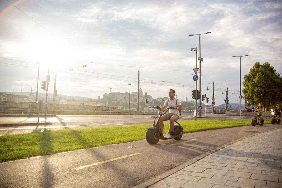 Budapest: Rent a Wide-Wheel E-Scooter - MonsterRoller Basics: How This E-Scooter Rental Works