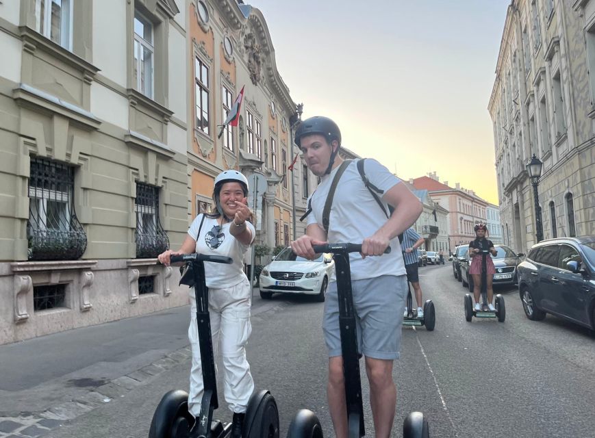 Budapest: Segway Grand City Tour (Buda + Margaret + Pest) 3h - Elizabeth Bridge to Castle Hill Funicular: the Buda approach in short photo stops