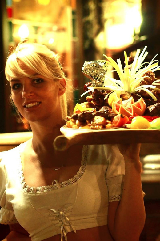Budapest: Sir Lancelot Medieval Dinner with Drink and Show - Your likely timing: 7 PM welcome, 7:30 dinner, then mini-shows