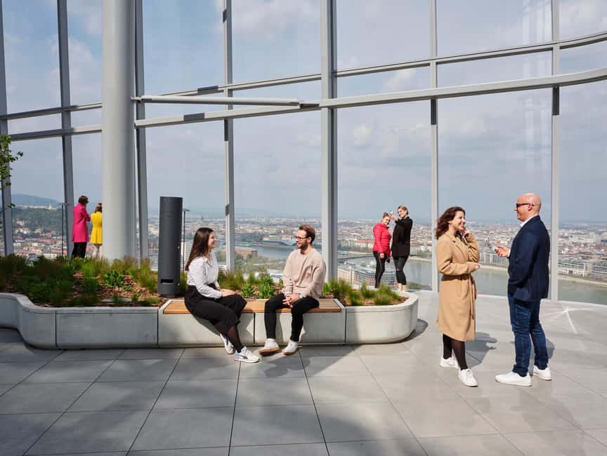 Budapest SkyDeck Tower – Panoramic Lift & Viewing Platform - Getting to the SkyDeck: MOL Campus and your QR code entry