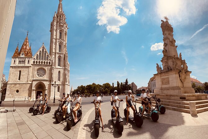 Budapest Small-Group Guided Tour on MonsteRoller e-Scooter - City Park style stops: Vajdahunyad, ethnography lobby, and Citadella panoramas