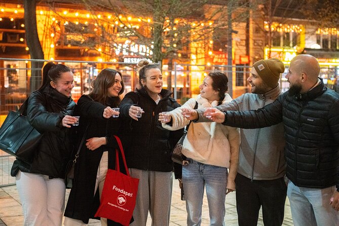 Budapest Tipsy Food Tour with Wines, Small Group & Local Guide - Walking in Budapest, but with food first
