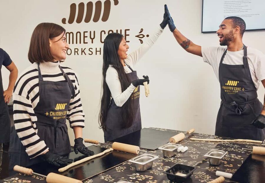 Budapest: Traditional Chimney Cake (Kürtőskalács) Workshop - What You Learn Beyond The Pastry, From Hosts Like Ahmed, Bianka, Nina, And Zsolt