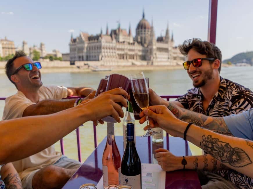Budapest: Unlimited Drink Cruise - Parliament at dusk: the river viewpoint you can’t get from the street