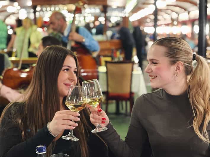 Budapest: Wine & Dine Cruise on the Danube - The Bridges After Dark: Liberty Bridge, Elizabeth Bridge, and Margaret Bridge