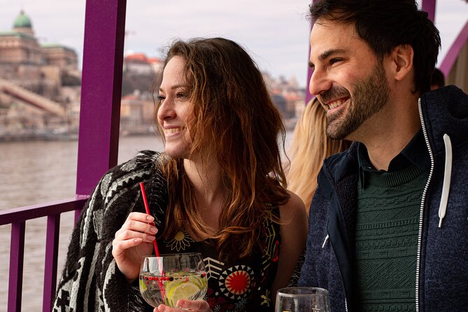 Cocktail Cruise and City Views on the Danube in Budapest - Liberty Bridge, Thermal Bath Area, and the City Spread