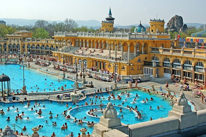 Entrance to Szechenyi Spa in Budapest - Getting there from Budapest: near public transportation