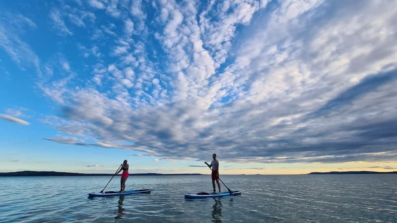 Lake Balaton 3 hour SUP tour - self-guided - Why a self-guided SUP on the Tihany tip feels different