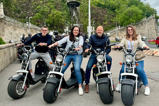 Monster Bike Sightseeing Tour – City Budapest on Electric Rollers - Gliding across the Chain Bridge