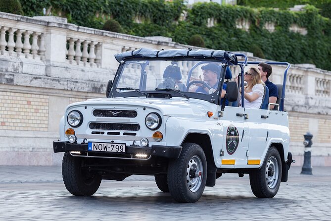 Private Budapest City tour with Classic Russian Jeep or G-Wagon! - Danube bridges and Parliament photos: how the route stitches Buda and Pest