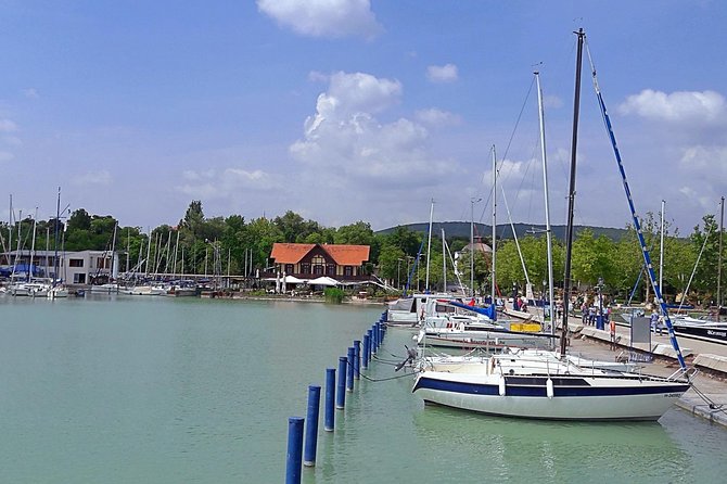 See the Hungarian Sea: Lake Balaton - Balatonfüred Nostalgia Train: Villas, Marina Views, and a Light Stroll