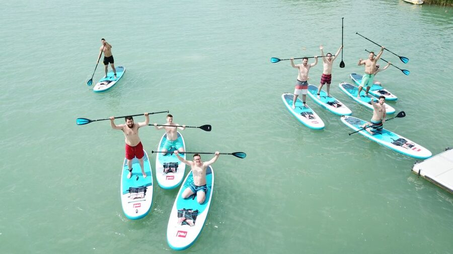 Tihany: SUP Course and Tour at Lake Balaton - Getting on the water: what your instructor actually guides